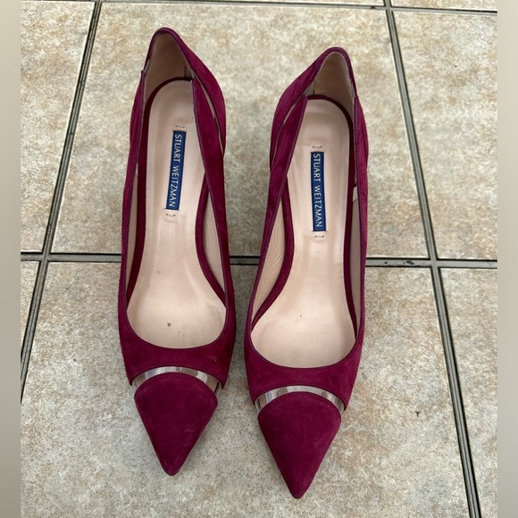 Stuart Weitzman suede heels shoes - Picture 6 of 13